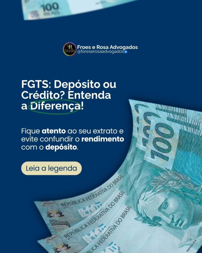 Fique atento ao seu extrato de FGTS!Muitas vezes, o trabalhador confunde o rendimento da conta